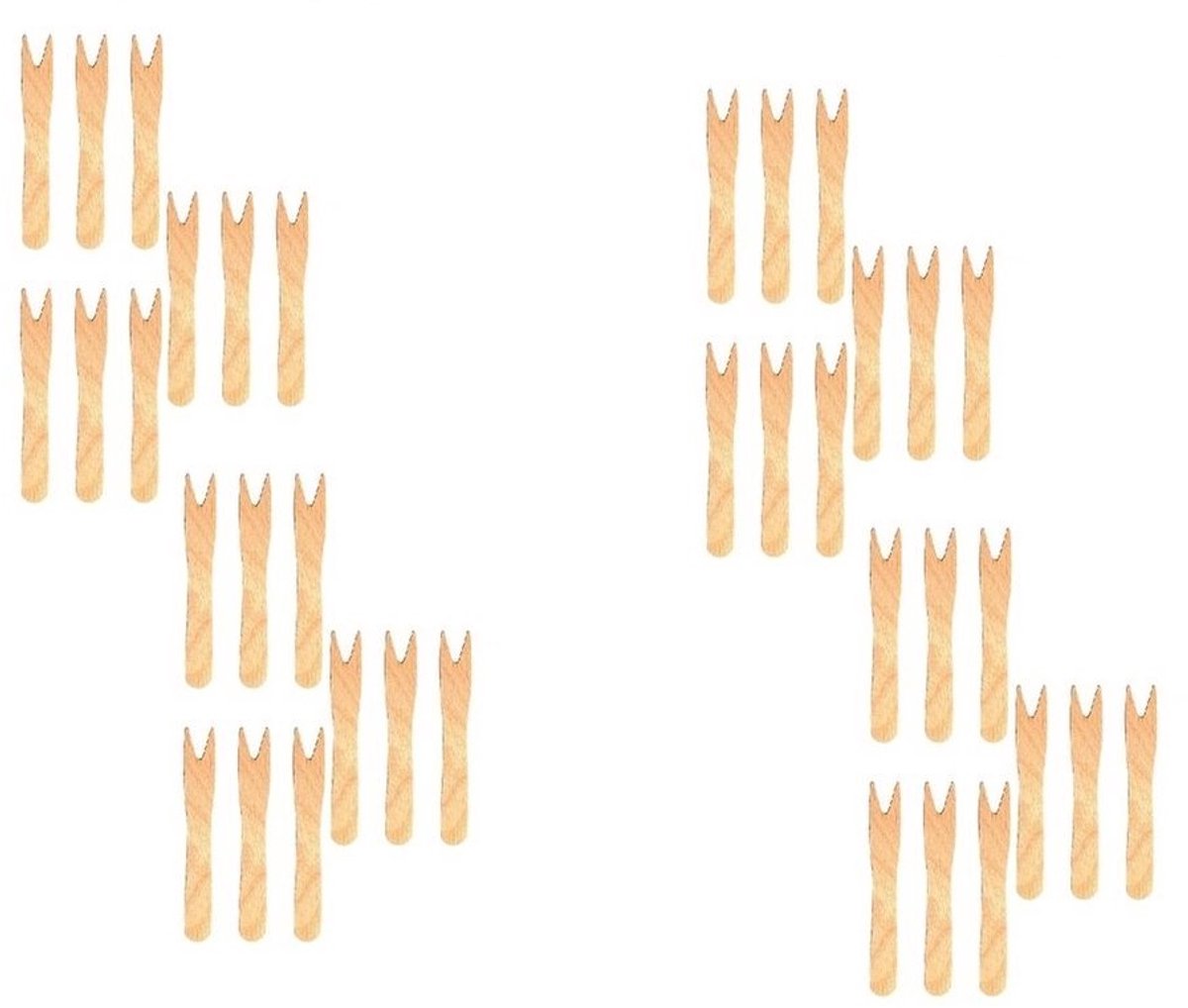50x Frietbakje A7 met sausvak + snackvork