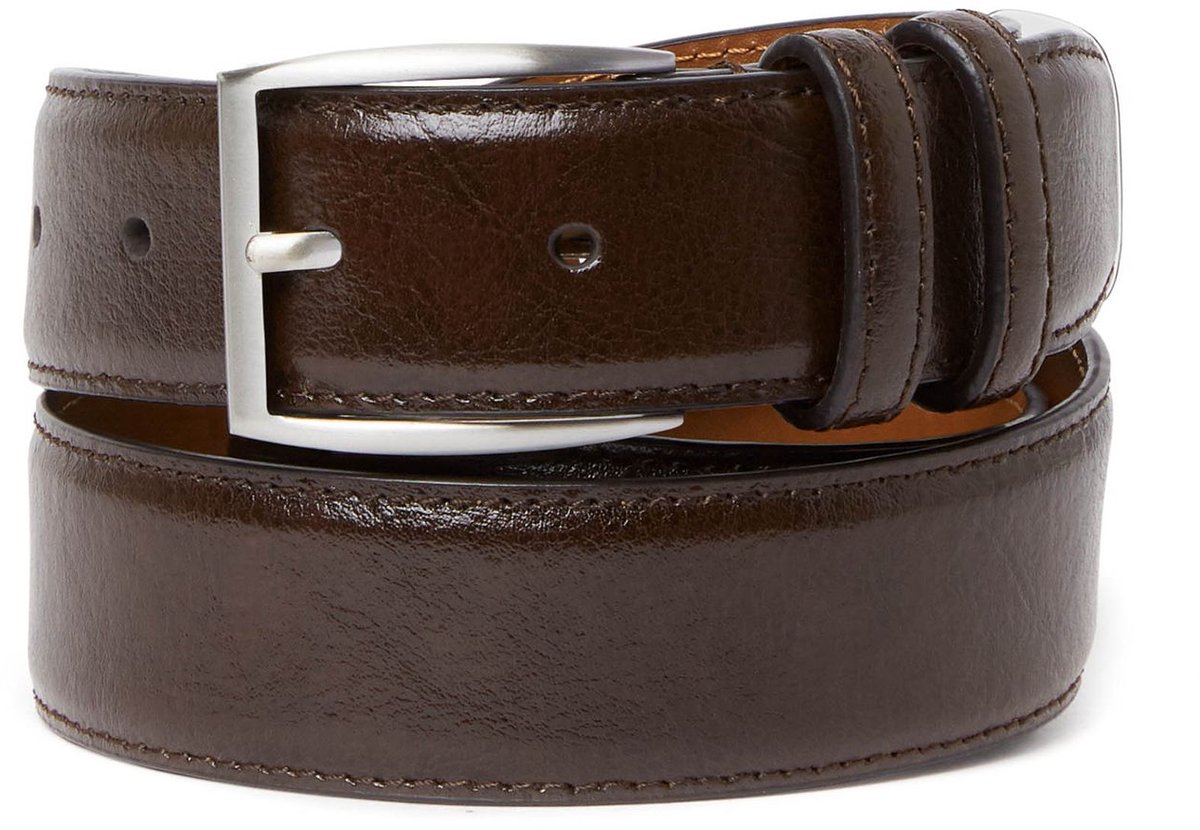SADDLER Leren riem Roskilde Belt W95 Brown bruine