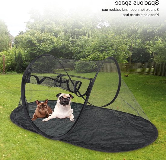 Ademend Vouwbaar Buiten Speeltent voor Katten en Kleine Honden - Ideaal voor Tuin, Balkon en Camping — afbeelding 2