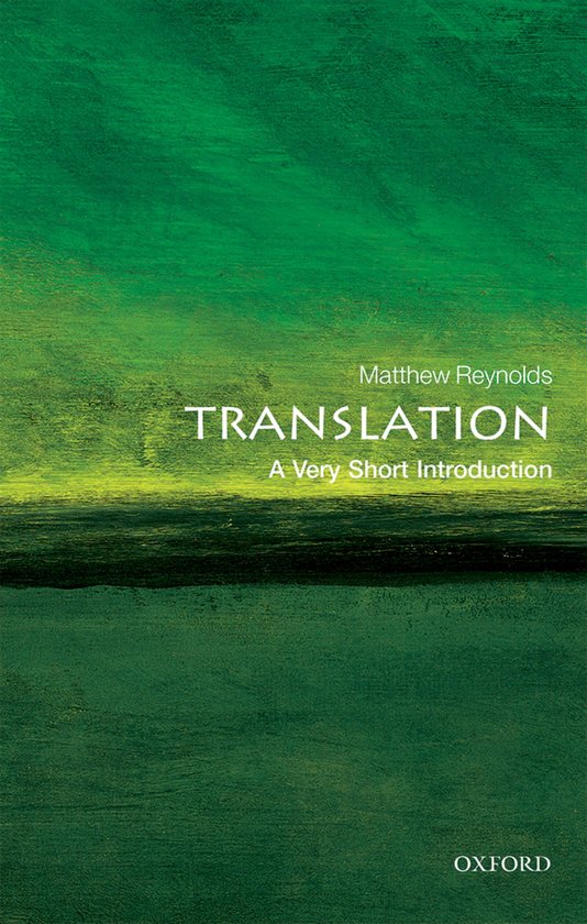 Translation A Very Short Introduction - cover