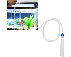 Efficiënte Aquarium Waterverversing met Siphon en PVC Vacuümpomp voor Zand en Vuilverwijdering
