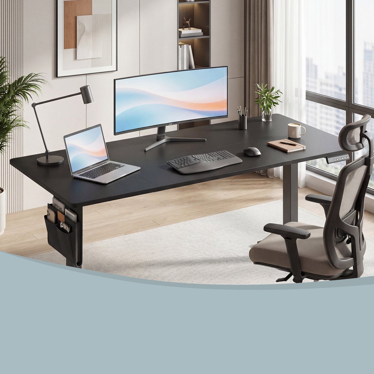 SONGMICS - Bureau - Geheugenfunctie thumbnail 5