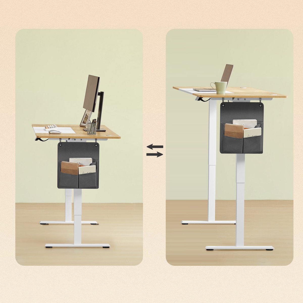 SONGMICS SONGMICS Zit-Sta Elektrisch Bureau - afbeelding 5