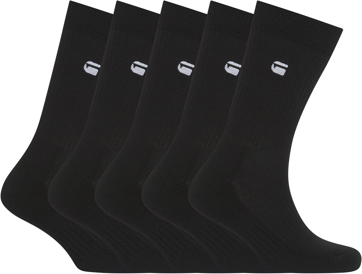 G-Star Heren Sportsokken KILN 5-Pack Zwart
