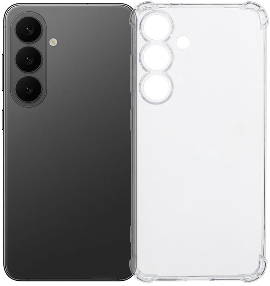 Samsung Galaxy A57 Anti-Shock Back Cover Hoesje - Transparant