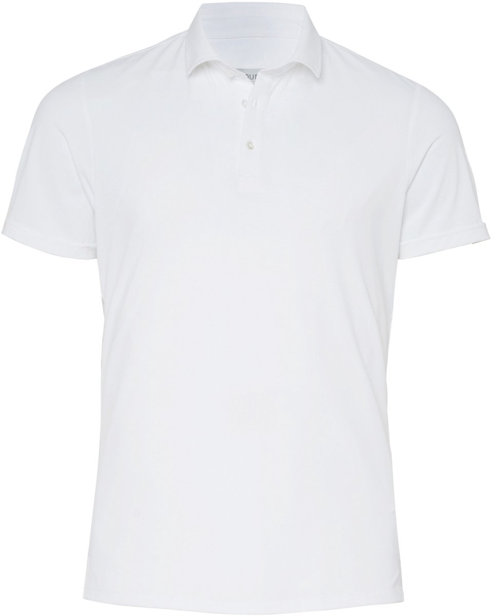 Pure H. Tico Poloshirt Pure Functional Polo Slim Fit E31320 92930 900 White Plain Mannen Maat - XL