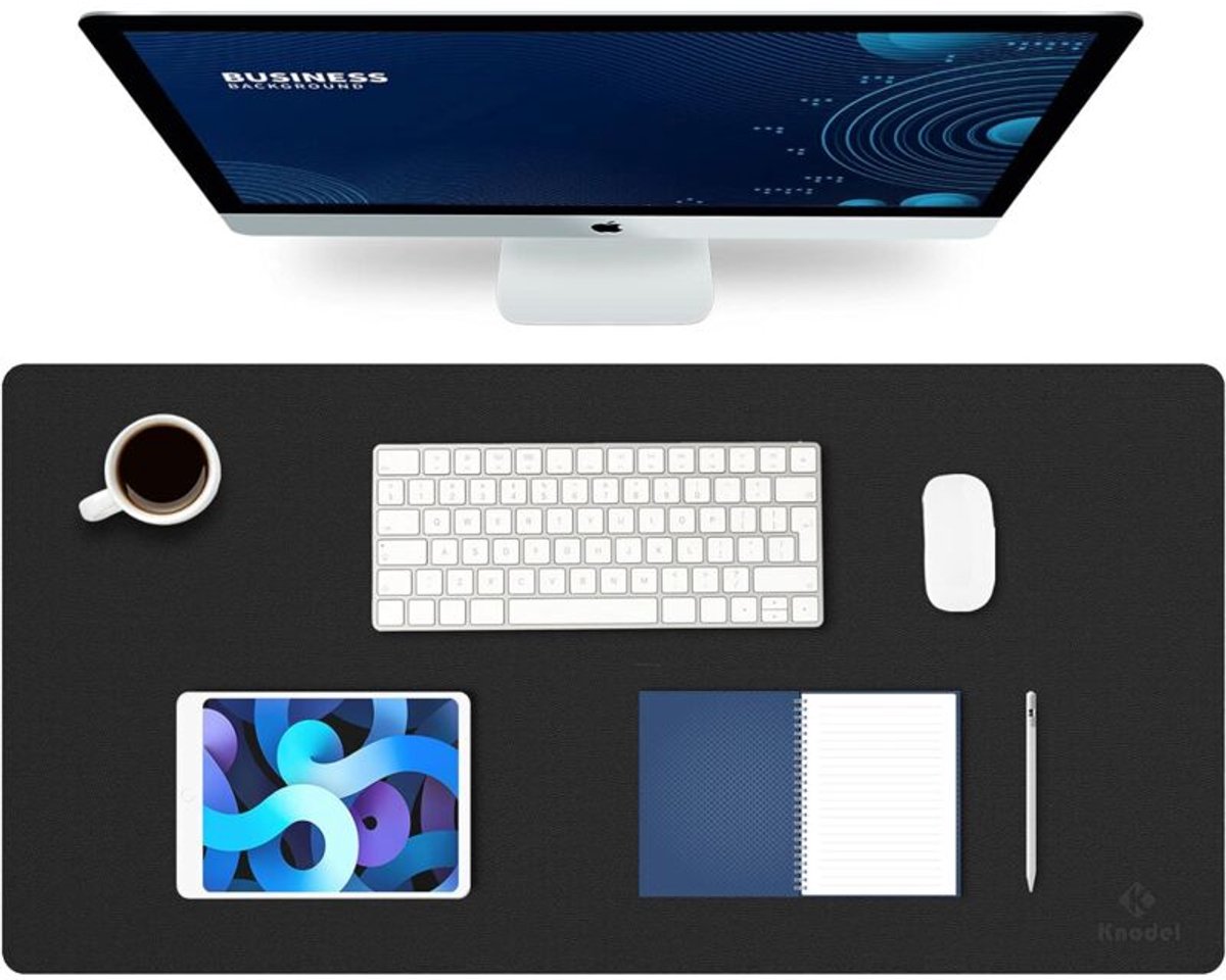 Leren bureauonderlegger, grote bureauonderlegger, computerbureauonderlegger, laptopbureauonderlegger, bureaumat, bureauonderlegger, schrijfblok, bureauonderlegger