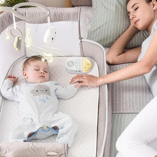 Witte geluidsmachine, geluidsmachine voor slaap, reisgeluidsmachine, peuter slaap geluidsmachine, witte ruis voor kinderen, rustgevende slaapmachine, geluidsmachine voor volwassenen, witte ruis voor van Merkloos — afbeelding 3