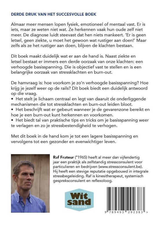 Foto van een boek, met de titel 'Mijn lichaam zegt neen' en een foto van de auteur.
