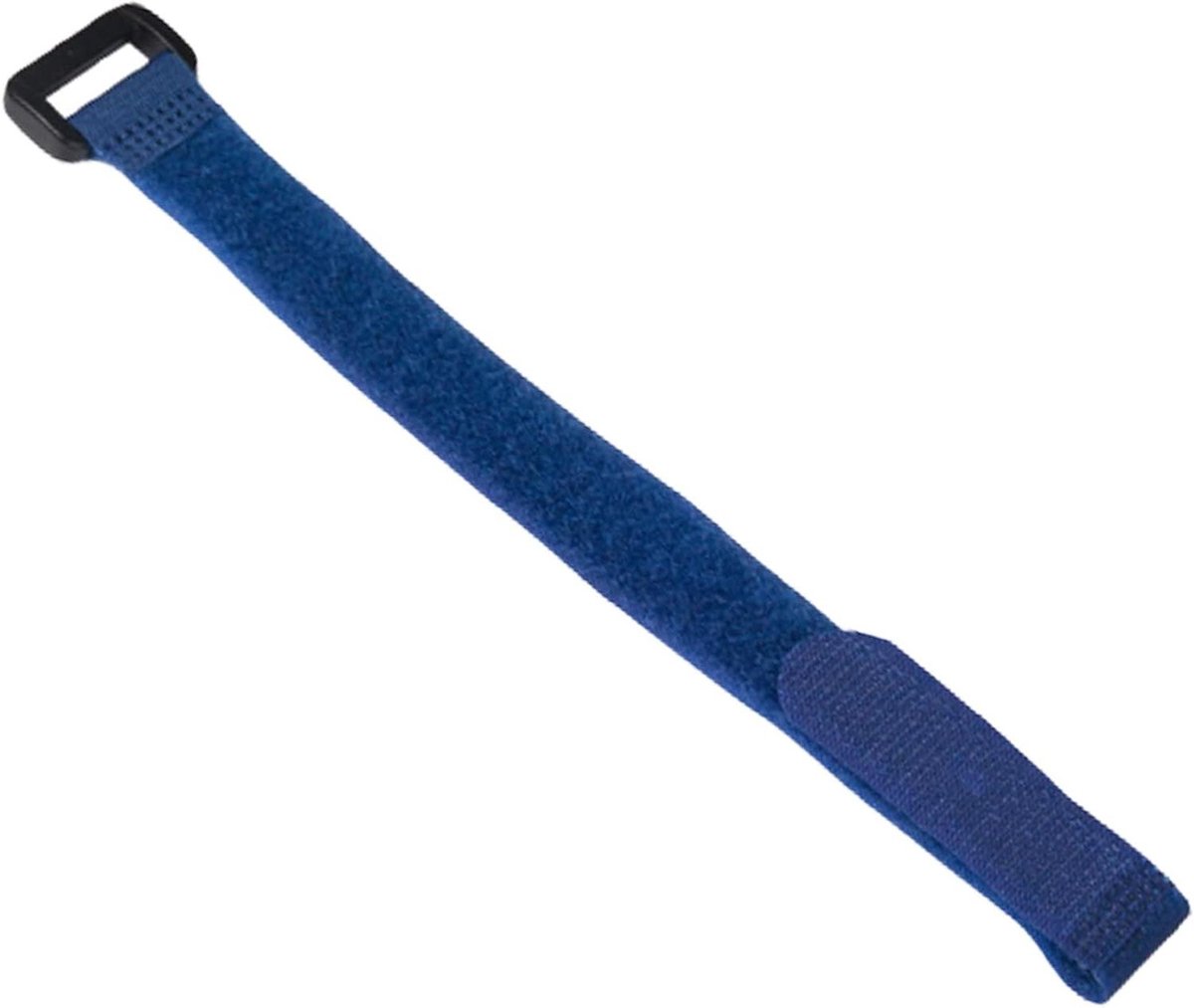 Fietsendragerriem - Fietswiel Stabilisatorriemen - Fiets Transport - Verstelbare Klittenbandsluiting - 20x200mm - Blauw