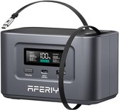 AFERIY AF-100W Portable powerstation 99,2Wh 100W USB-C/USB-A - LiFePO4 - Compact & Lichtgewicht - Ideaal voor Reizen - Outdoor & Laptops