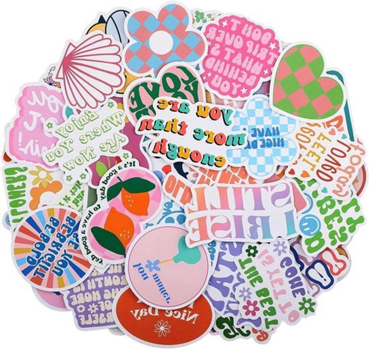 Motiverende en inspirerende stickers - 100 stuks