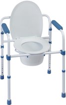 Herdegen Toiletstoel - toiletverhoger - toilet sta op hulp - 3 in 1 - Wit