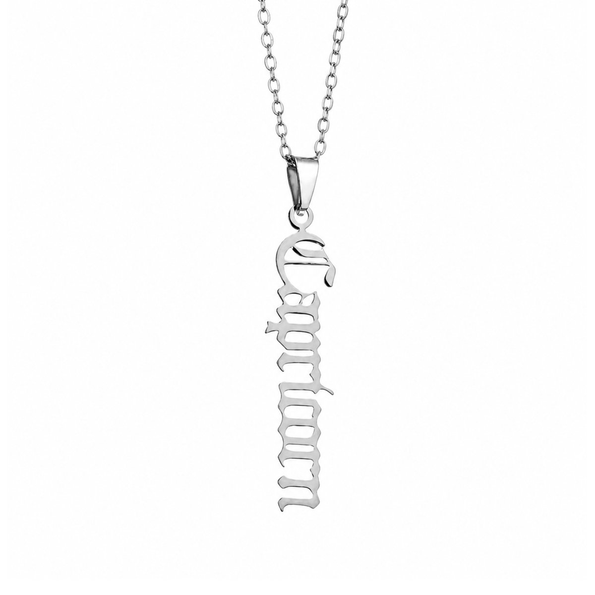 MoodLux Sterrenbeeld Ketting - Steenbok - Capricorn - Zilver - Roestvrij Staal – 50cm Halsketting met Zodiac Hanger - Mannen & Vrouwen – 12 Sterrenbeelden – Perfect Cadeau
