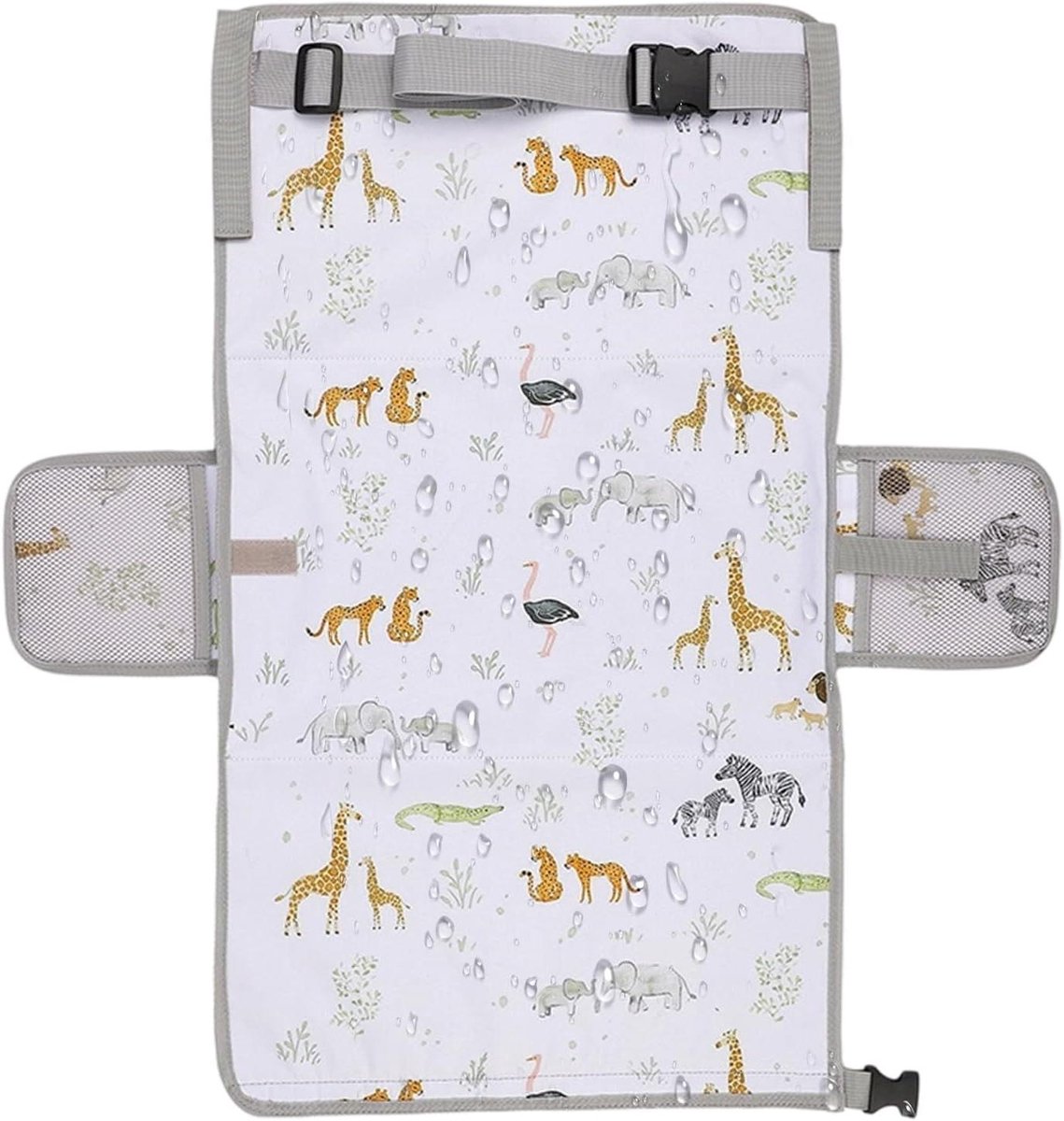 Vliegtuigbed Peuter - Stoelverlenger Baby - Comfortabel Reizen - Converteerbare Voetensteun - 30 x 24 x 5 cm - Afrikaanse weiden