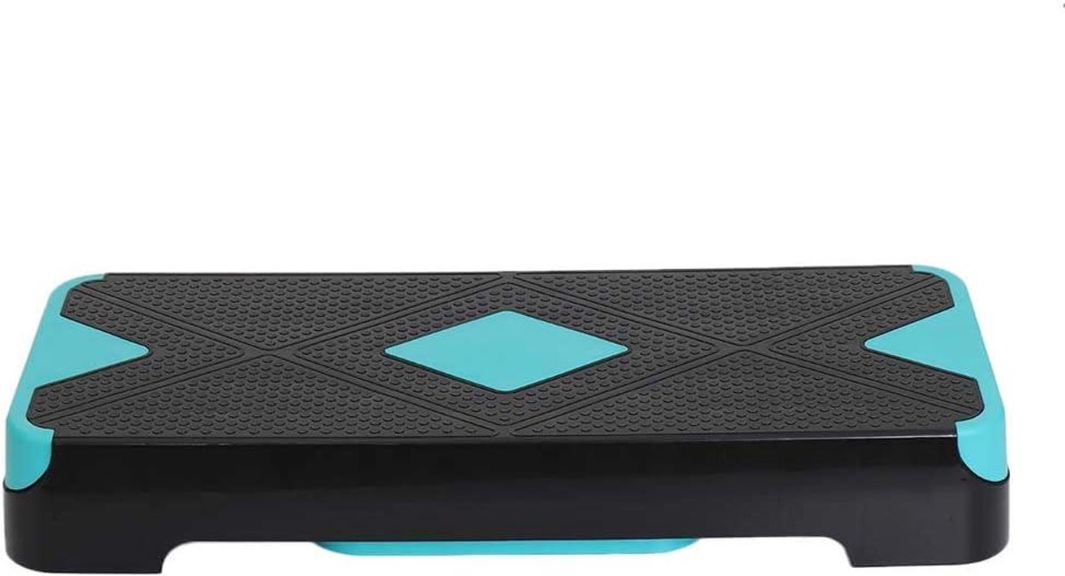 Fitness Pedaal - Aerobic Pedaal Stepper - Thuis Trainen - Antislip Voetsteunen - 68 x 28 x 15 cm - Zwart