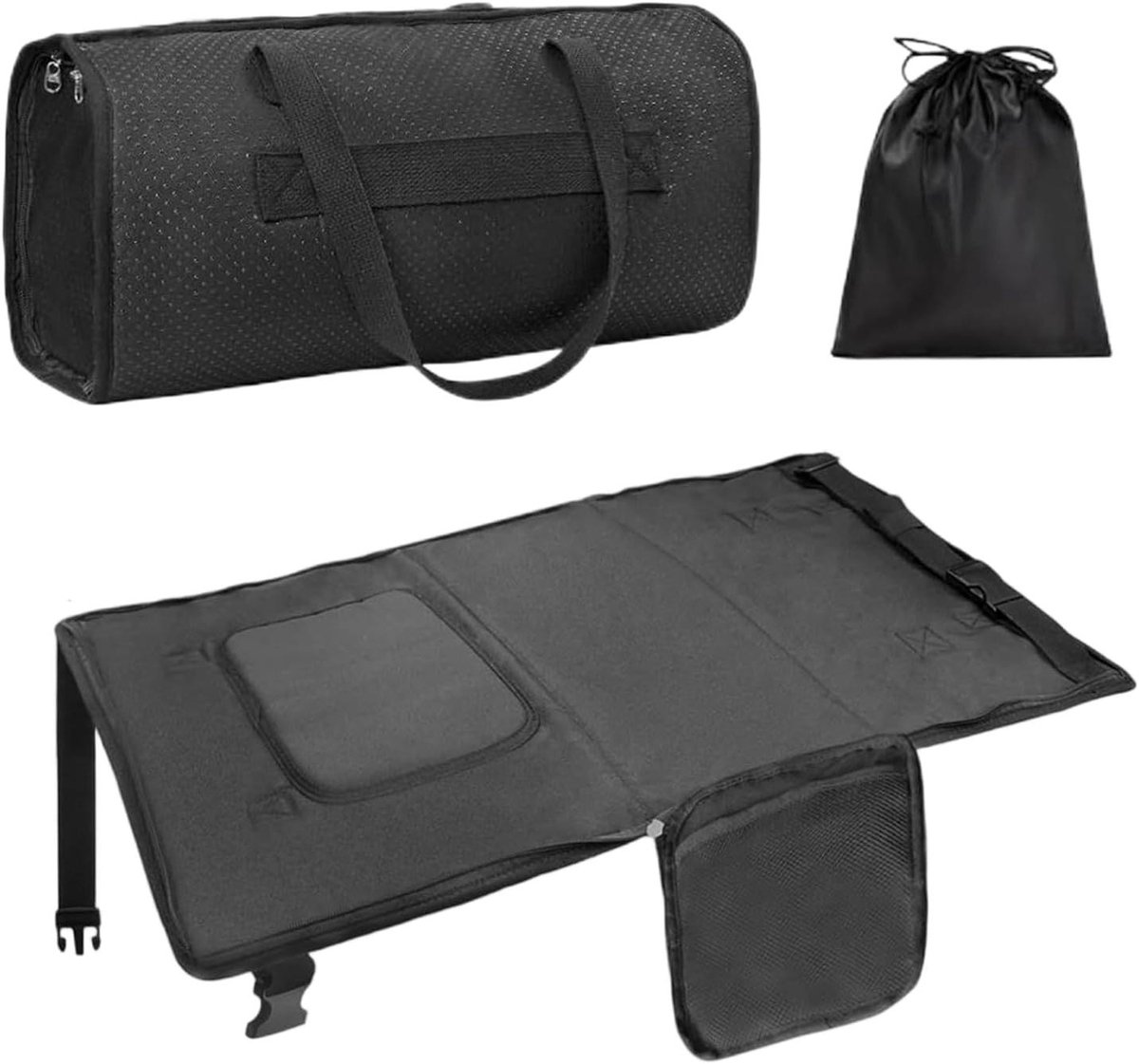 Vliegtuigbed Kinderen - Opblaasbaar Kussen Vliegtuig - Reiscomfort Kinderen - Snelle Configuratie 30 Sec - 76 x 43 cm - Meerkleurig