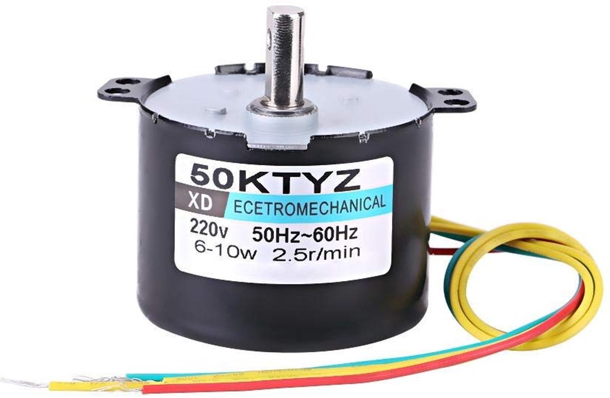 ONF3 - Permanent Magnet Synchronisatie Motor 220V - 2.5RPM - Voor DIY Generator - Efficiënt en stil - Geschikt voor zelfbouwprojecten - Ideaal v...