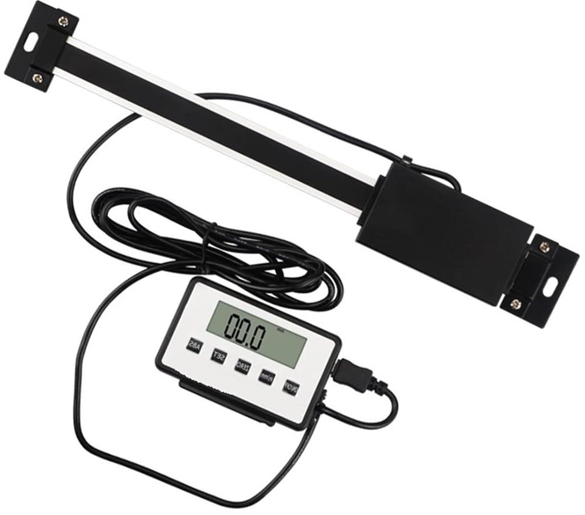 Digitale Meetliniaal - Schuifmaat Display - Precisie Meten - Groot LCD Scherm - 0-1000 mm - Grijs