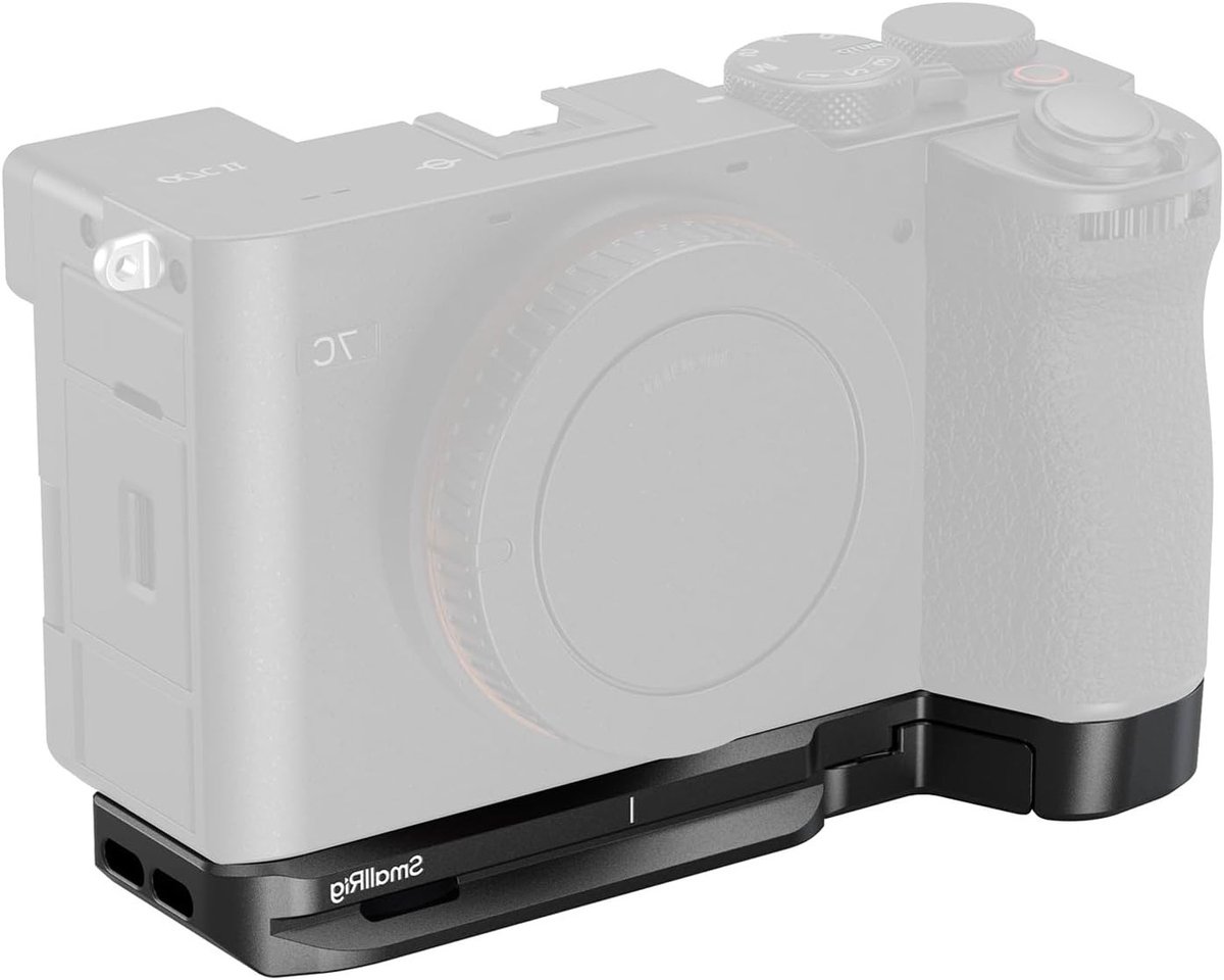 Basisplaat voor Sony Alpha 7C II/A7CR met AirTag Slot, Snelle Bevestiging en Arca/QD Compatibiliteit - 5481