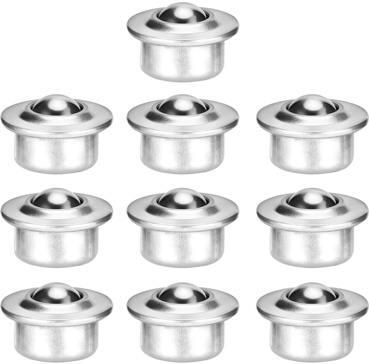 ONF3 - Kogellagers 5/8 inch - Universele Kogelwielen - 360 graden rotatie - Draagvermogen 33 lbs - Voor Zware Meubels - 20 Stuks