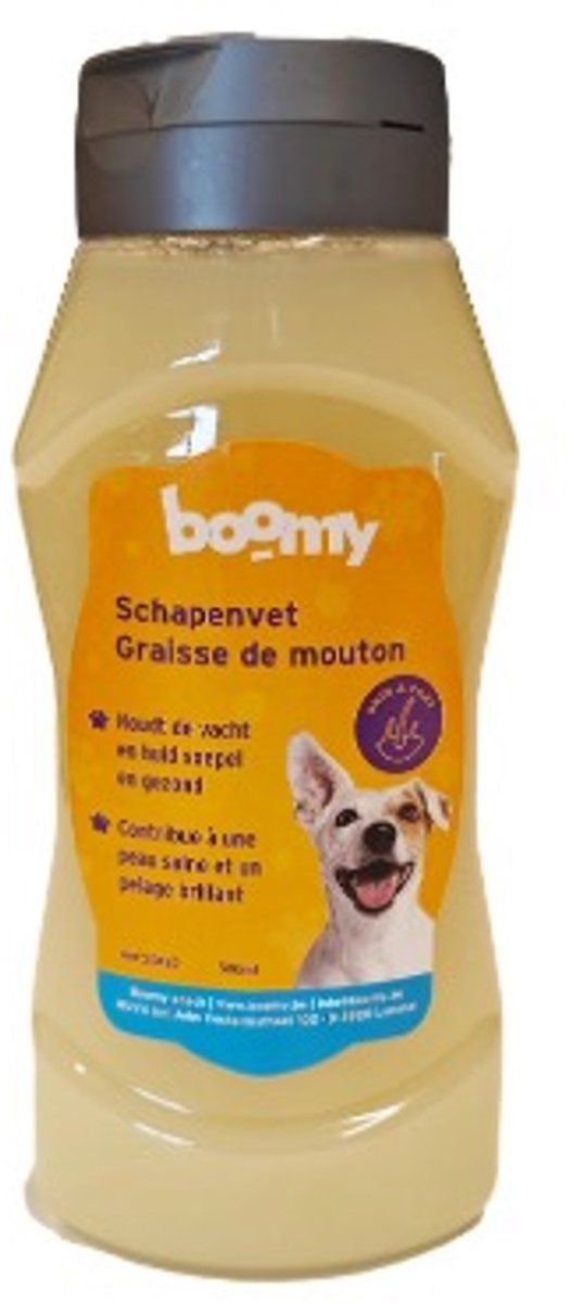 Boomy - Vloeibaar schapenvet - Schapenvet hond - Voedingssupplement - Hondenvoer - 500ml