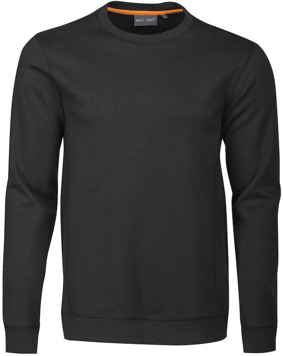 Mac One SWEATER BOBBY CREWNECK zwart | Maat L