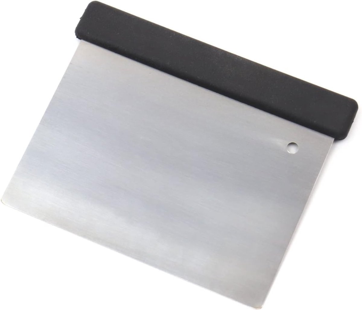 Core® Deegsteker - Deegschraper - Deegsnijder - Zwart/Zilver - 13cm x 10cm x 1cm