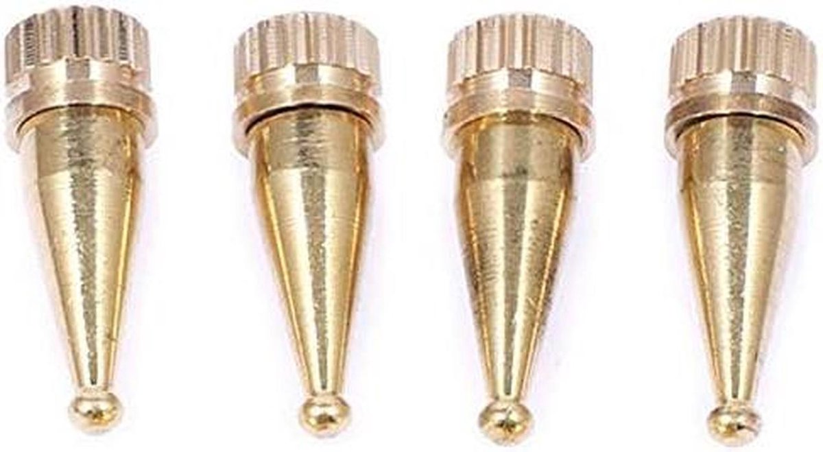 Luidspreker Spikes - Hifi Voeten Isolatiepads - Trillingsreductie Audio - Eenvoudige Installatie - 362 mm Hoog - Goud