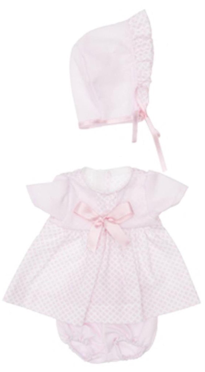 Asi poppenkleding zomer set babyroze - poppen outfit.