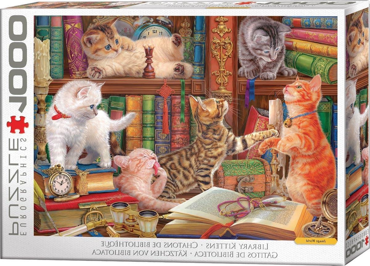 Kitten Puzzel - Legpuzzel Dieren - Ontspanning thuis - Scherp detailbeeld - Standard size - Meerkleurig