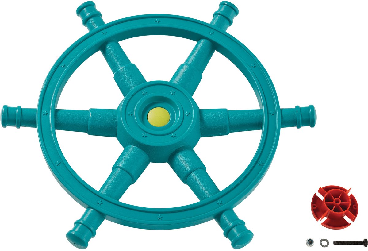 KBT stuurwiel boot Star turquoise/lime