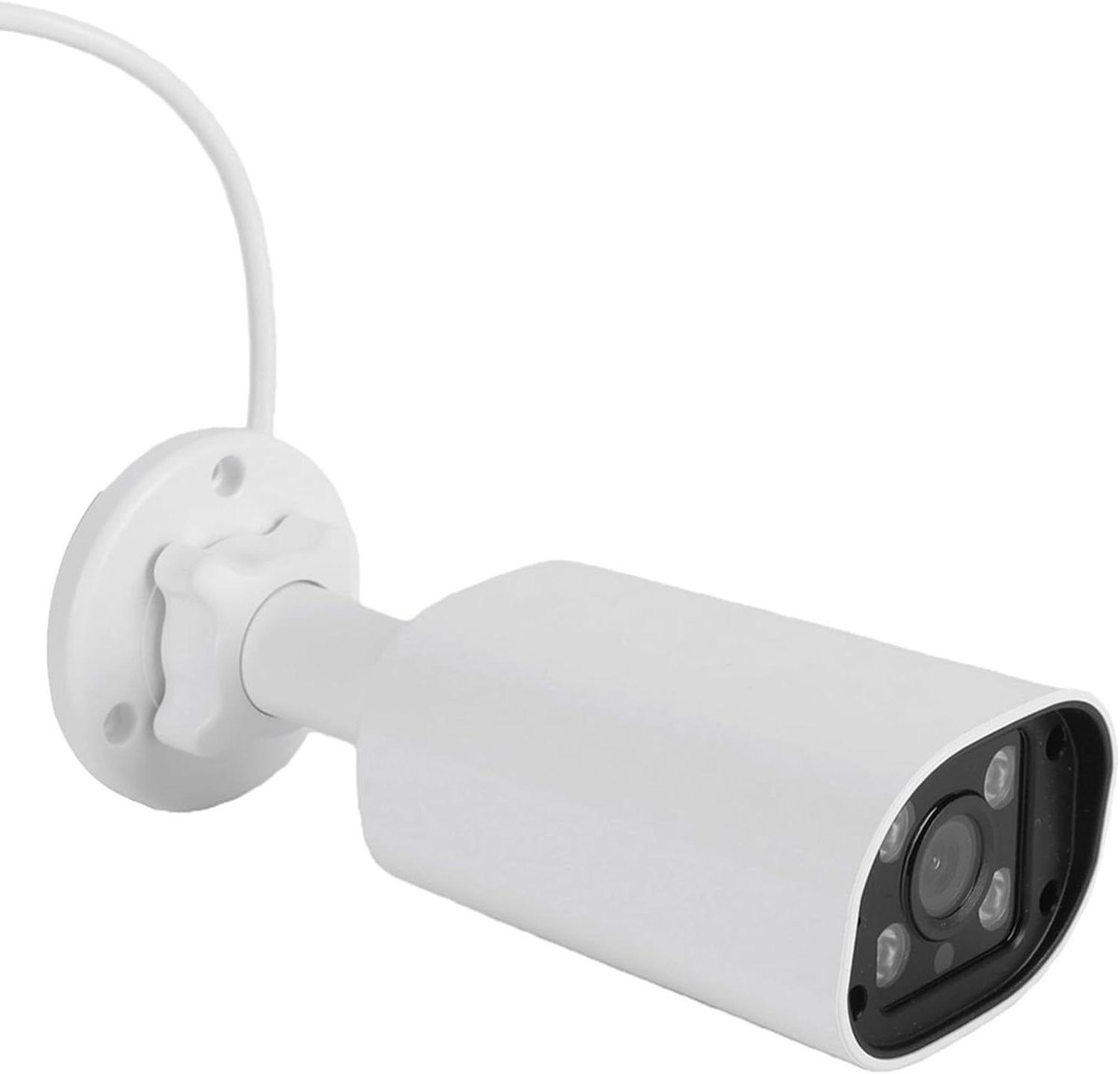 Beveiligingscamera Buiten - IP Camera Outdoor - Huis Beveiligen - AI Mensdetectie - 4MP - Wit