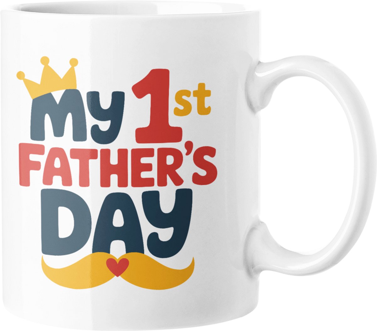 Mijn 1e Vaderdag Mok - Nieuwe Papa Cadeau 11oz Koffiekop - Eerste Keer Papa Present