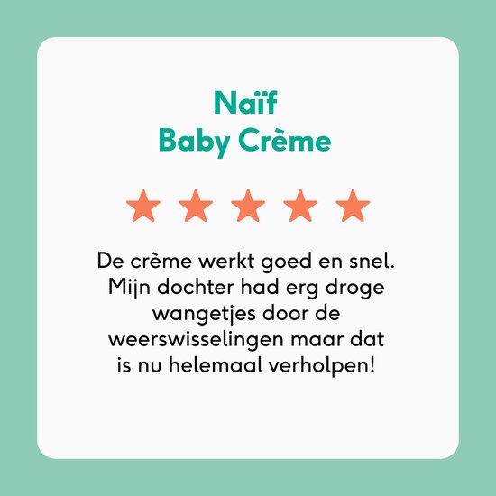 Naïf - Baby Crème - Voordeelset – Baby & Kids – Droge & Gevoelige Huid – Natuurlijke Ingrediënten – 2x75ml
