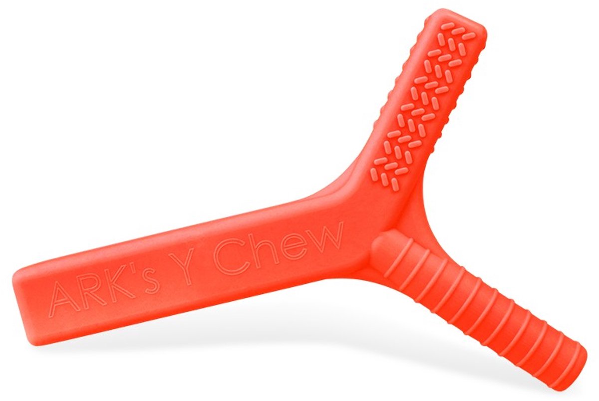 ARK Therapeutic kauwspeelgoed Y-Chew rood sensorisch hulpmiddel.