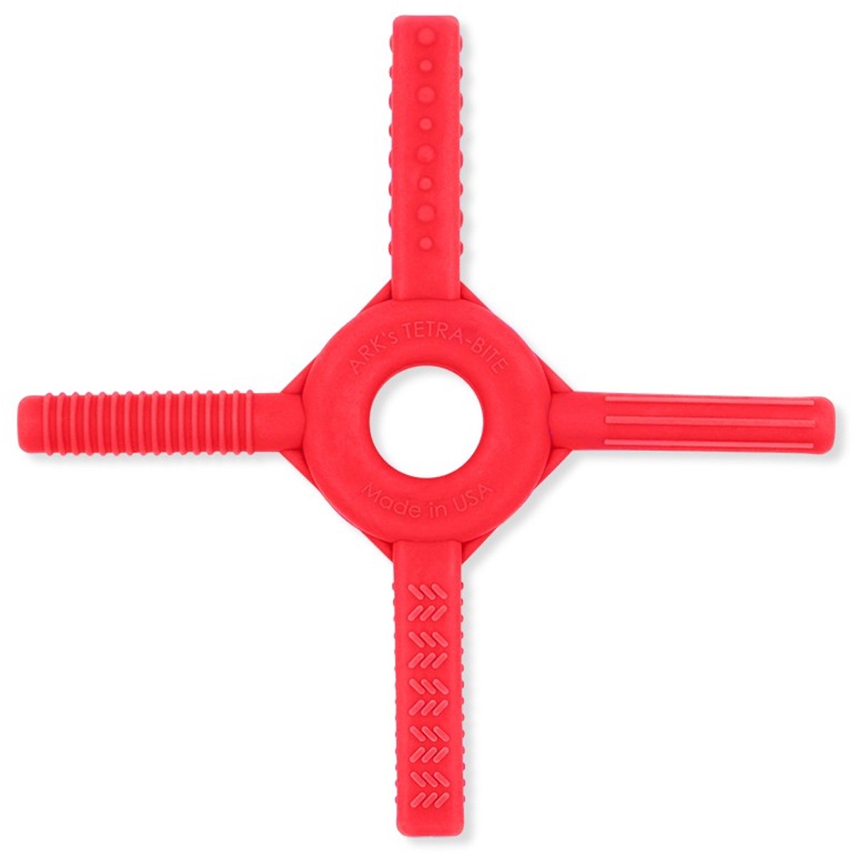 ARK Therapeutic kauwspeelgoed sensorisch fidget rood voor kinderen.