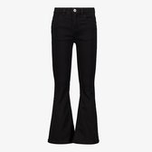 Twoday meisjes flared jeans medium zwart - Maat 128