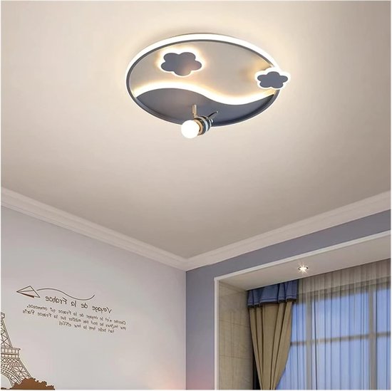 Kinder Plafondlamp - Nachtlamp Kamerlamp - Kinderslaapkamer Inrichten - Cartoon Design - 1 Stuks - Roze — afbeelding 3