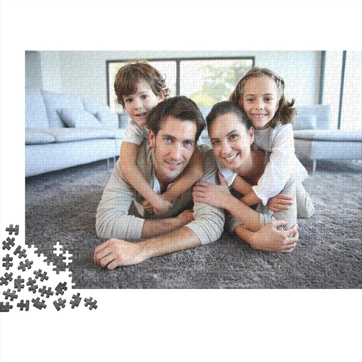 Gepersonaliseerde Puzzel - Foto Puzzel Eigen Foto - Ontspanning en Geheugen - Unieke Vorm Puzzelstukjes - 75x50cm - Niet gespecificeerd