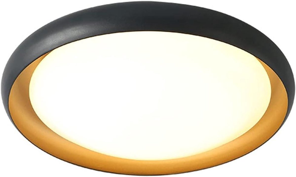 Ronde Plafondlamp - Inbouw Lamp - Woonkamer Verlichting - Moderne Stijl - Niet Gespecificeerd - Zwart