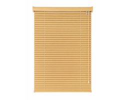Jaloezie Vinyl 80x175 cm – Beige – 25 mm Lamellen – Verstelbaar – Inclusief Montageset