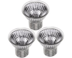 Reptielen Warmtelamp - Hagedis Lamp UVB - Terrarium Klimaat - Bevordert Gezondheid - 5x5x5 cm - Zilver