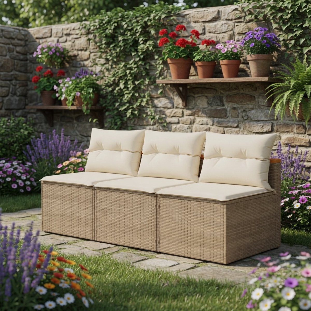 Luxe Bank – Beige – Industrohome
