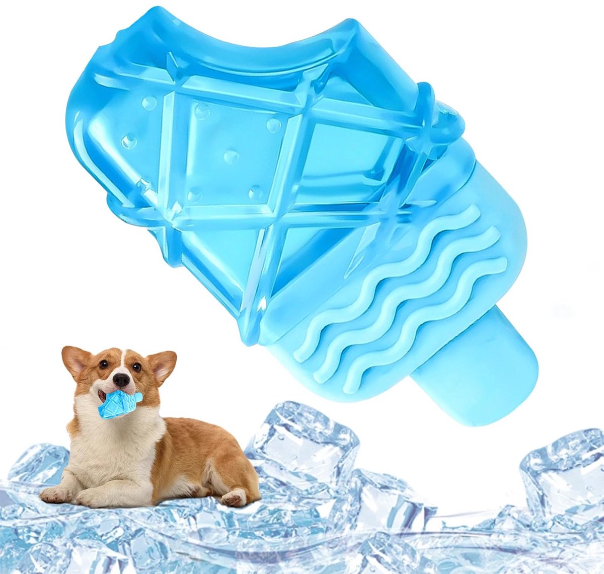 aladdien – Koelend Hondenspeelgoed – Bijtspeeltje voor Honden – Geschikt voor Kleine en Middelgrote Honden – Verkoelend Effect – Speelgoed voor Dier…