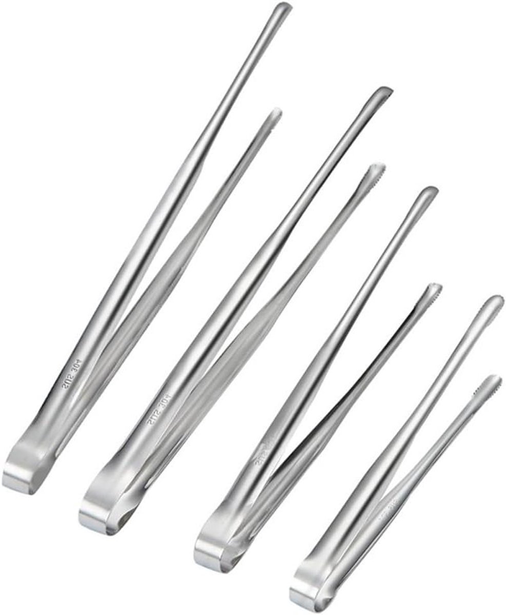 Barbecue Tang - Keuken Tang Grill - Buiten Koken - Antislip Handgrepen - 4 Stuks - Zilver