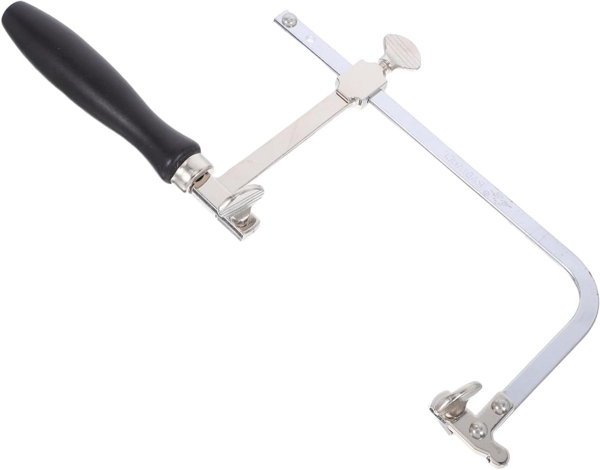 Ijzerzaagframe U-vormig - Zaagboog Sieraden - Precisie Zagen - Verstelbare Bladspanning - 24 cm - Multi