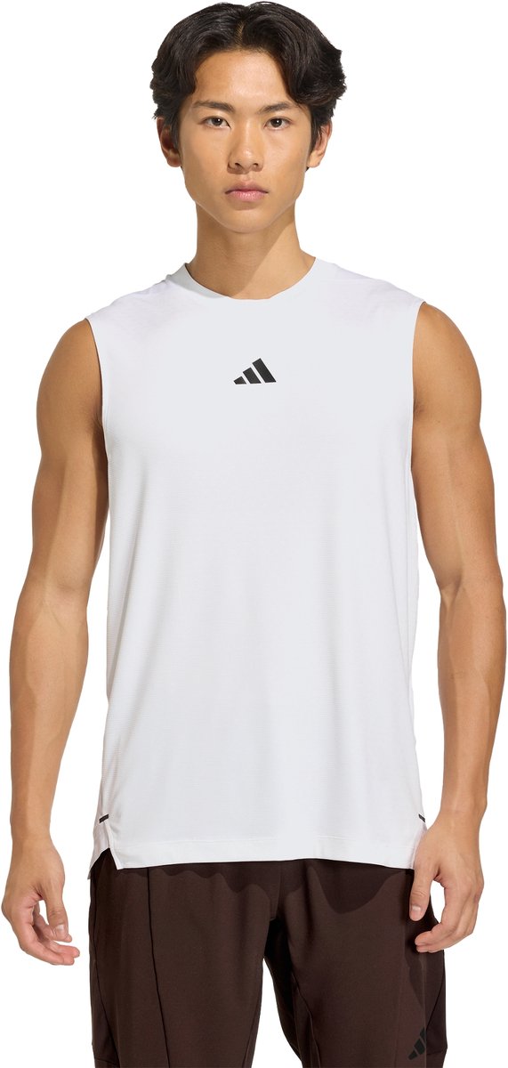 Adidas Performance D4t Primelift 3 Stripes Tanktop - Heren - Wit