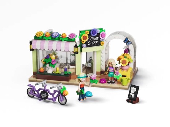 LEGO Friends Creatieve Bloemenwinkel Bouwpakket voor Kinderen met Bloemen en Speelgoedwinkel 42693