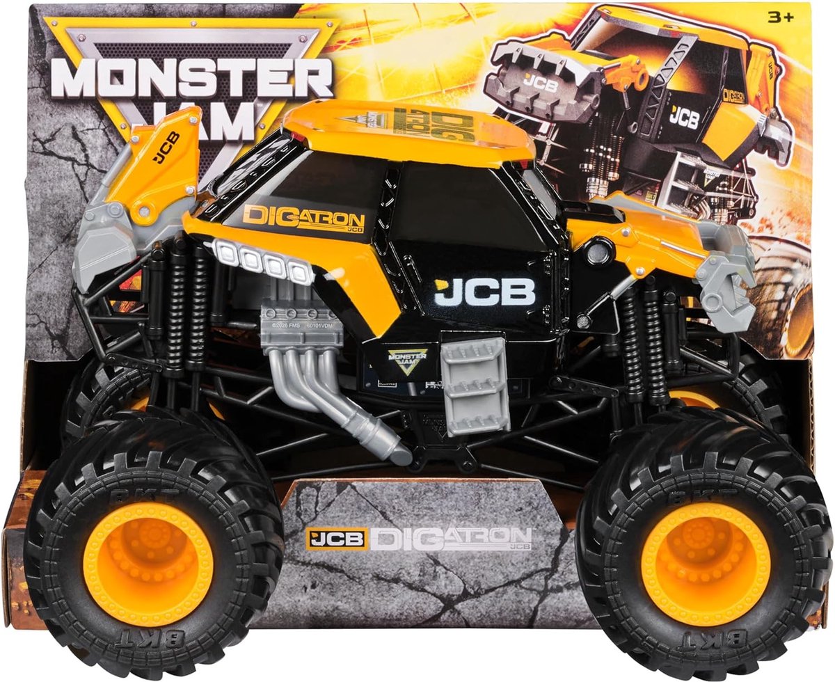 Hot Wheels monster jam truck JCB DiGatron - monstertruck 19 cm schaal 1:24